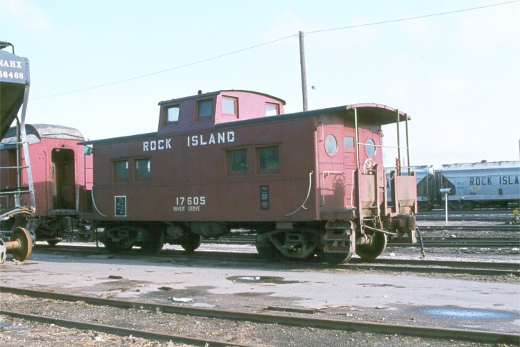 Steam Era Freight Cars Gallery Cabooses Rock Island 17605, exLV